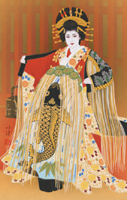 『助六由縁江戸桜』三浦屋揚巻