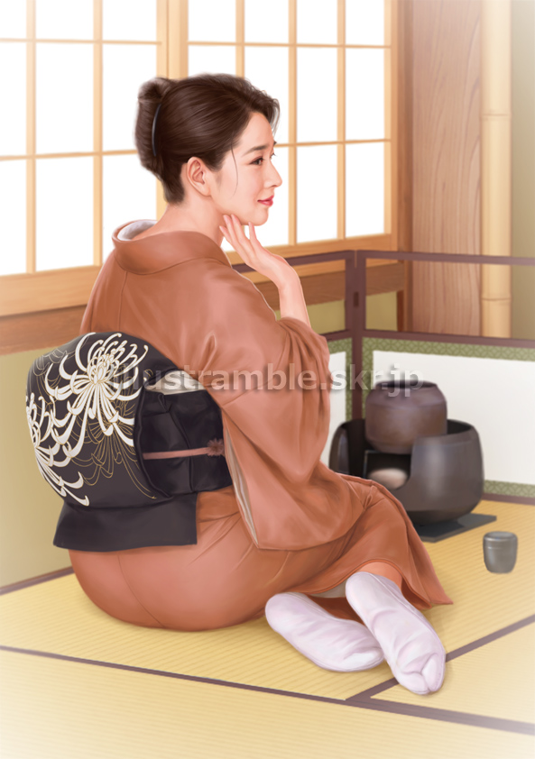 美しすぎる若祖母(フランス書院文庫)』カバーイラスト